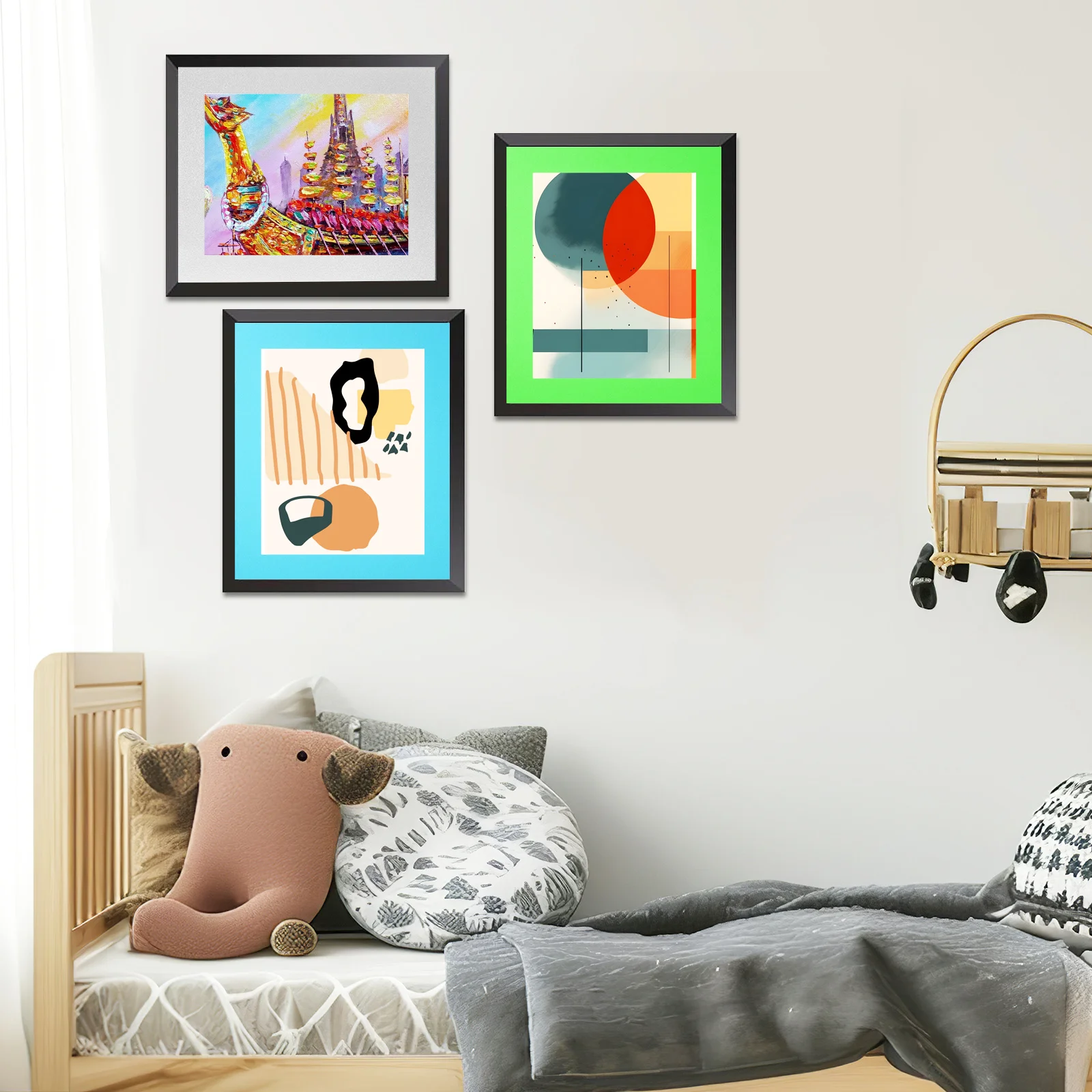 

20Pcs Photo Mat 10 Inch Picture Frame Mats Wall Picture Frames for Artwork Display Strong Paper Easy to Use Vibrant Color