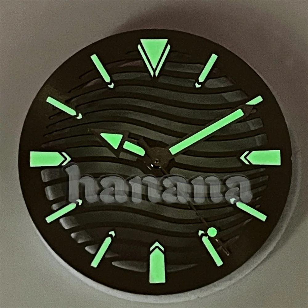 ажурный циферблат NH70 NH72 29 мм, черный, белый, зеленый, синий циферблат со стрелками, люминесцентный костюмabloe для автоматического механизма NH70A NH72