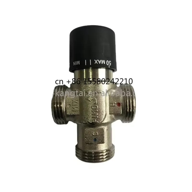 2026 hot China Wholesale 10 Bar Brass Valve Thermostatic Manifold Three Way Valve