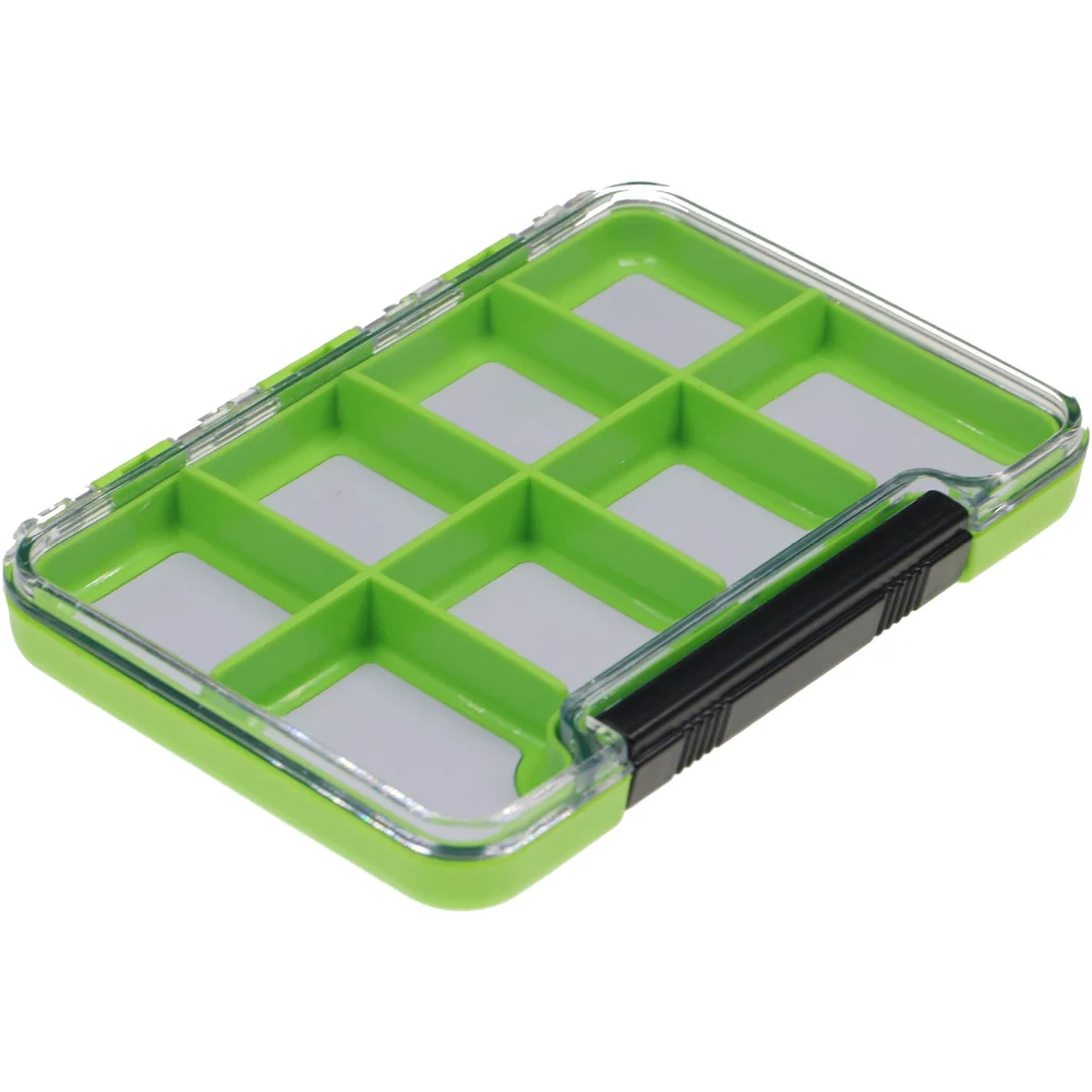 

Органайзер для рыболовных крючков с магнитным дном, водонепроницаемый, 8 отделений, портативный кейс для безопасного хранения наживки