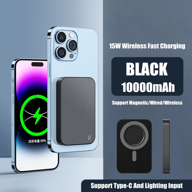 Magnetic Power Bank Fast Charging For Samsung iphone 16 15 14 13 12 External Battery Pack Portable Charger Auxiliary Battery