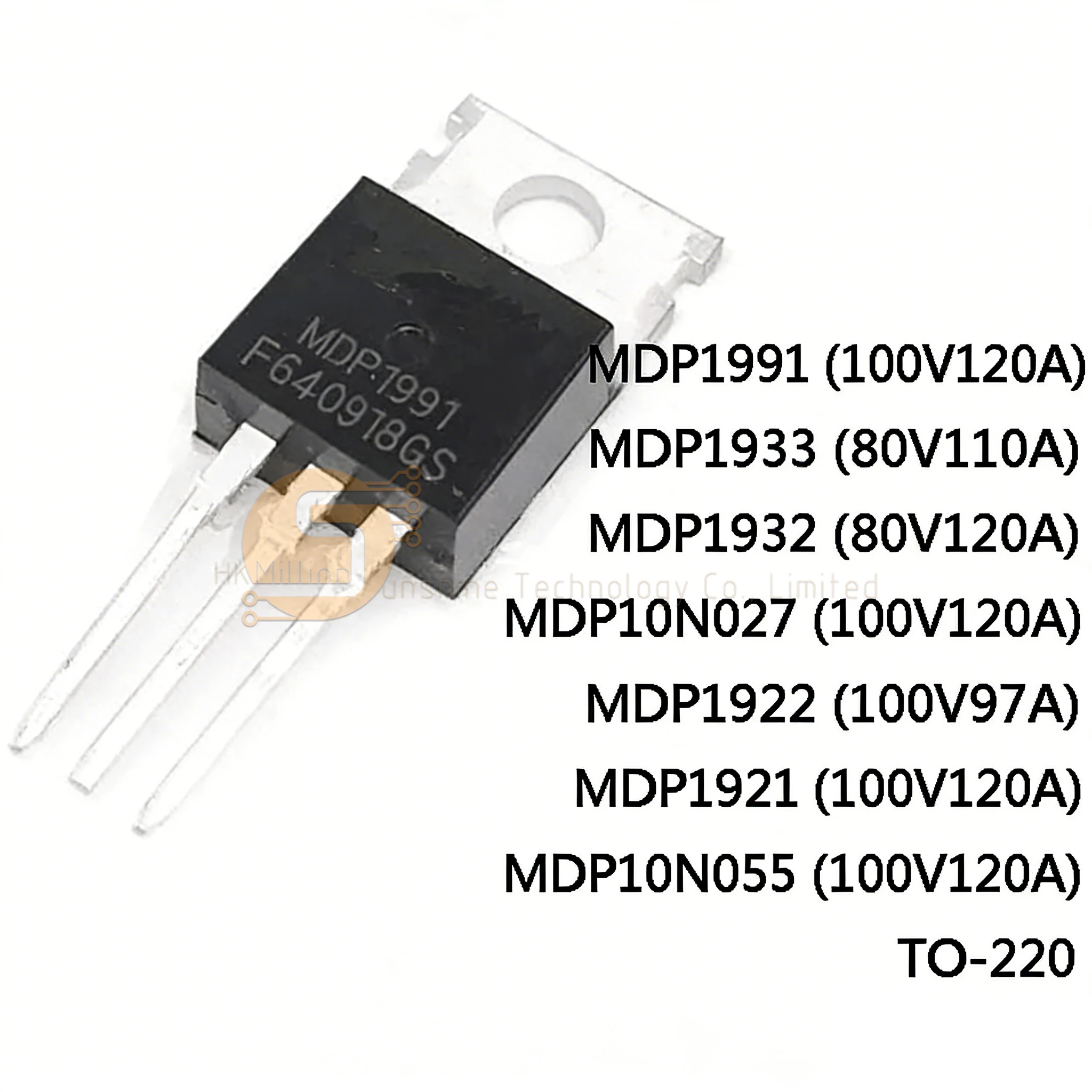 10Pcs MDP1991 MDP1933 MDP1932 MDP10N027 MDP1922 MDP1921 MDP10N055 TO-220  IC Chipset In Stock Wholesale New