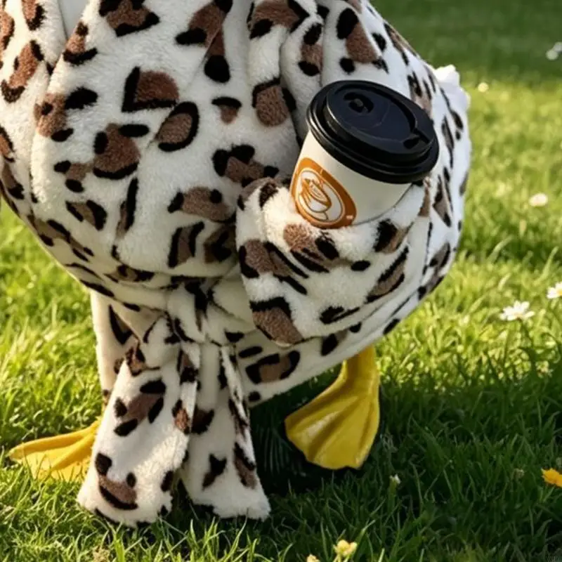 Happy Black And White Outfit For 23Inch Garden Bird Statue Great For ranch encouraged Display X3UC