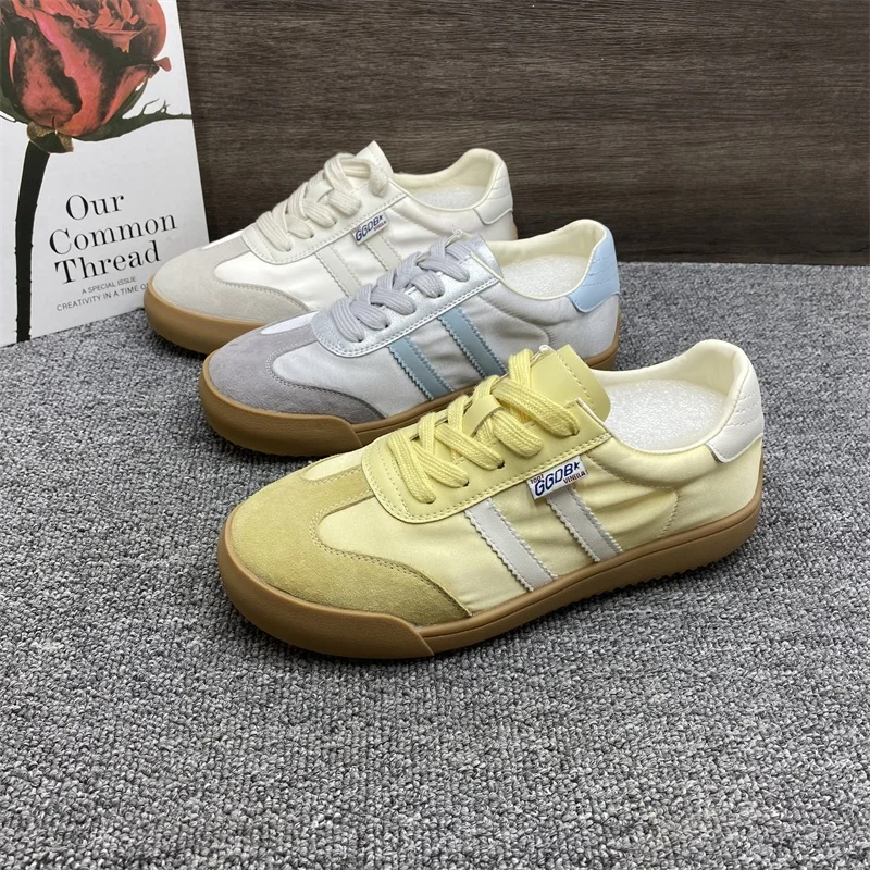 

Leather Casual oes Women's round Toe Breathable Soft Bot All-Match Spring Summer New Sle Dequn oes Sport Leisure