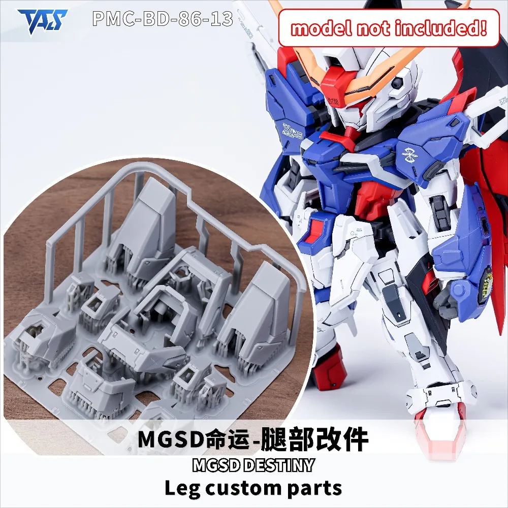 Pièces de rechange de haute précision pour les jambes, pour la modification du modèle MGSD Destiny Mecha, pour le bricolage et les loisirs créatifs.