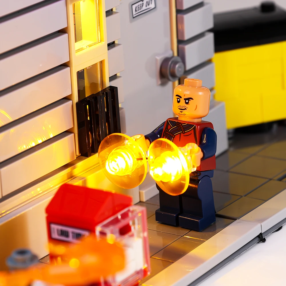 Kit de luz LED para blocos de construção Sanctorum Showdown 76218 não inclui modelo