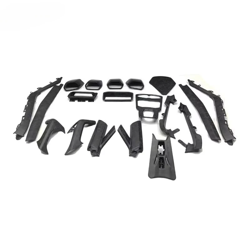 OEM Style Dry Carbon Fiber Center Console Dashboard Interior Trim Cover for Huracan LP580 LP610 EVO