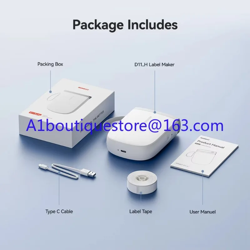 D11 Portable QR Code Thermal Label Printer for Kitchen Storage Boxes Ceramic Nimbot Portable Printer view 6