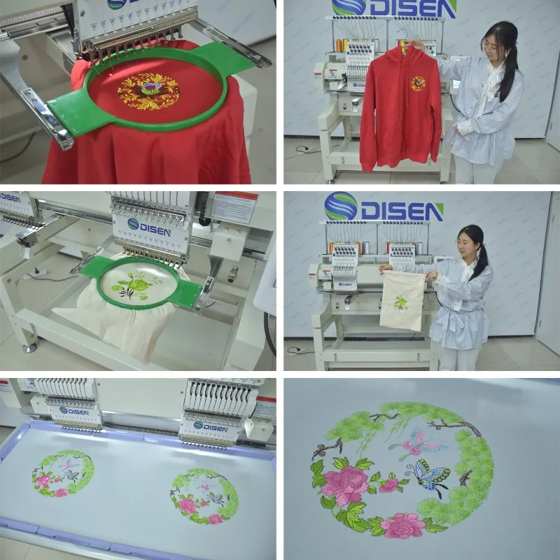 Hat ready-to-wear embroidery machine Hat embroidery machine 2 heads embroidery y