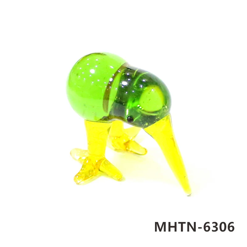 Verschillende Stijlen Schattige Kiwi Vogel Miniatuur Beeldje Glas Ornament Creatief Huis Woonkamer Tafelblad Fee Tuin Decor Benodigdheden