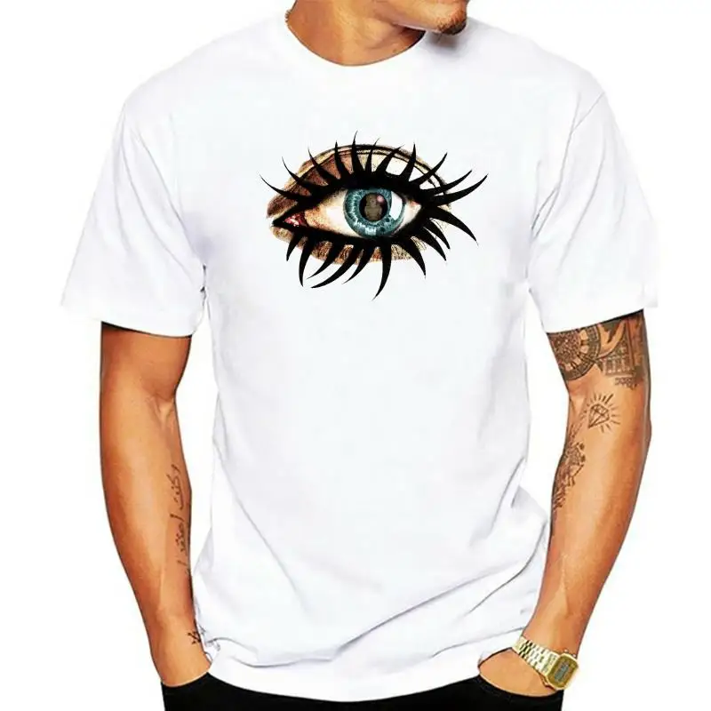 T-SHIRT Clockwork Orange EyeMen's & Women's Tees in  (LazyCarrot) eyeball makeup stanley kubrick film classic horror movie