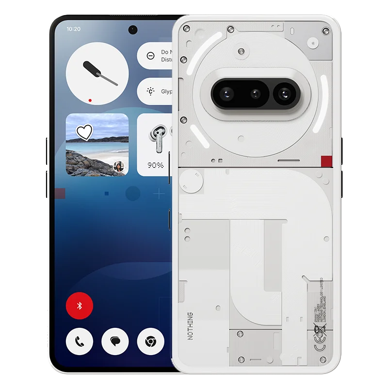 Nothing Phone (3a) , Handy mit Essential Space, 50 MP Hauptkamera, 32 MP Frontkamera, 6,77‘’ Flexibles FHD+ AMOLED Display