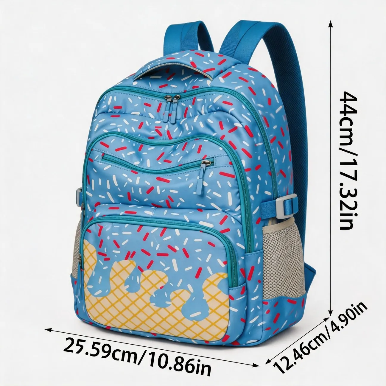 Pcs Set Casual Cute Backpack Crossbody Bag Storage Bag 3-Piece Set Durable Stitching