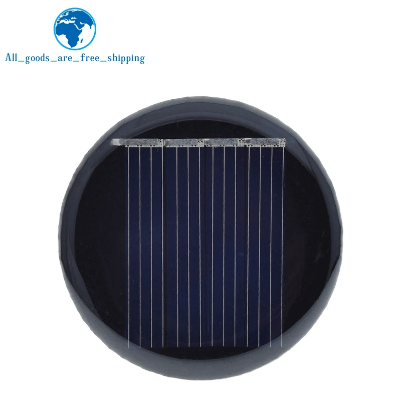 TZT 2V 35mA 0.07W D36MM Polycrystalline Solar Panel Power Charge DIY Module Portable Solar Cell Battery Charger For Light