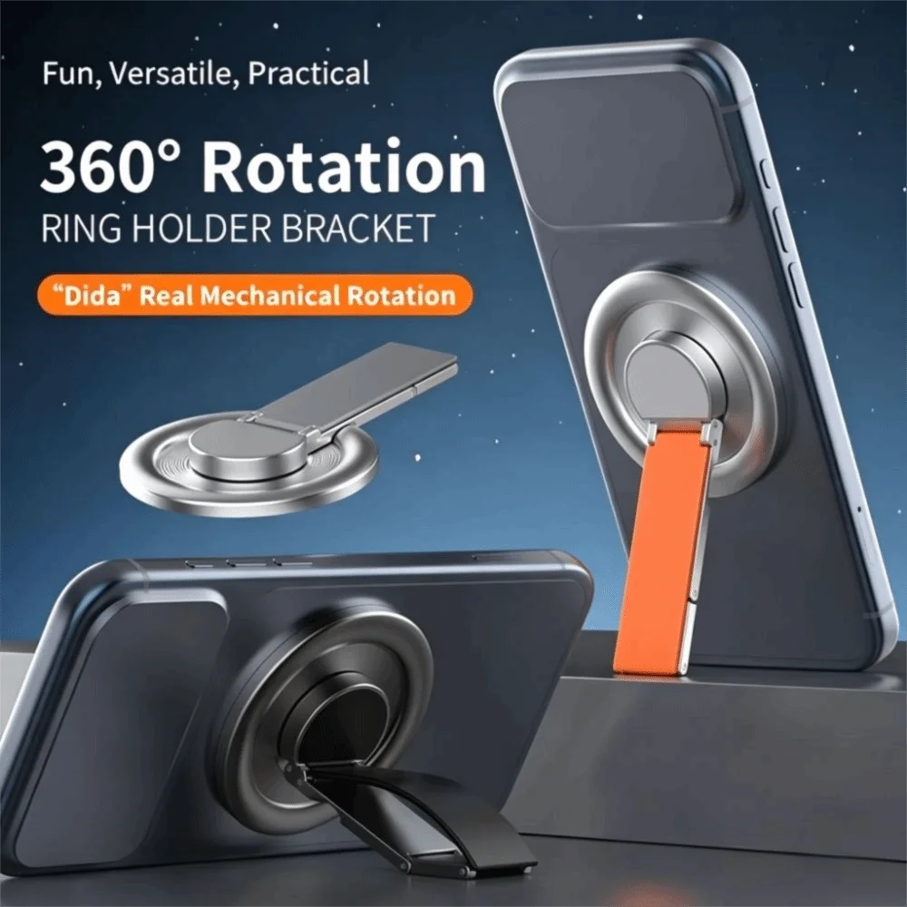 Magnetic Suction Magnetic Phone Holder 360 Degree Rotation Foldable 360 Degree Rotation Phone Holder Creative Adjustable