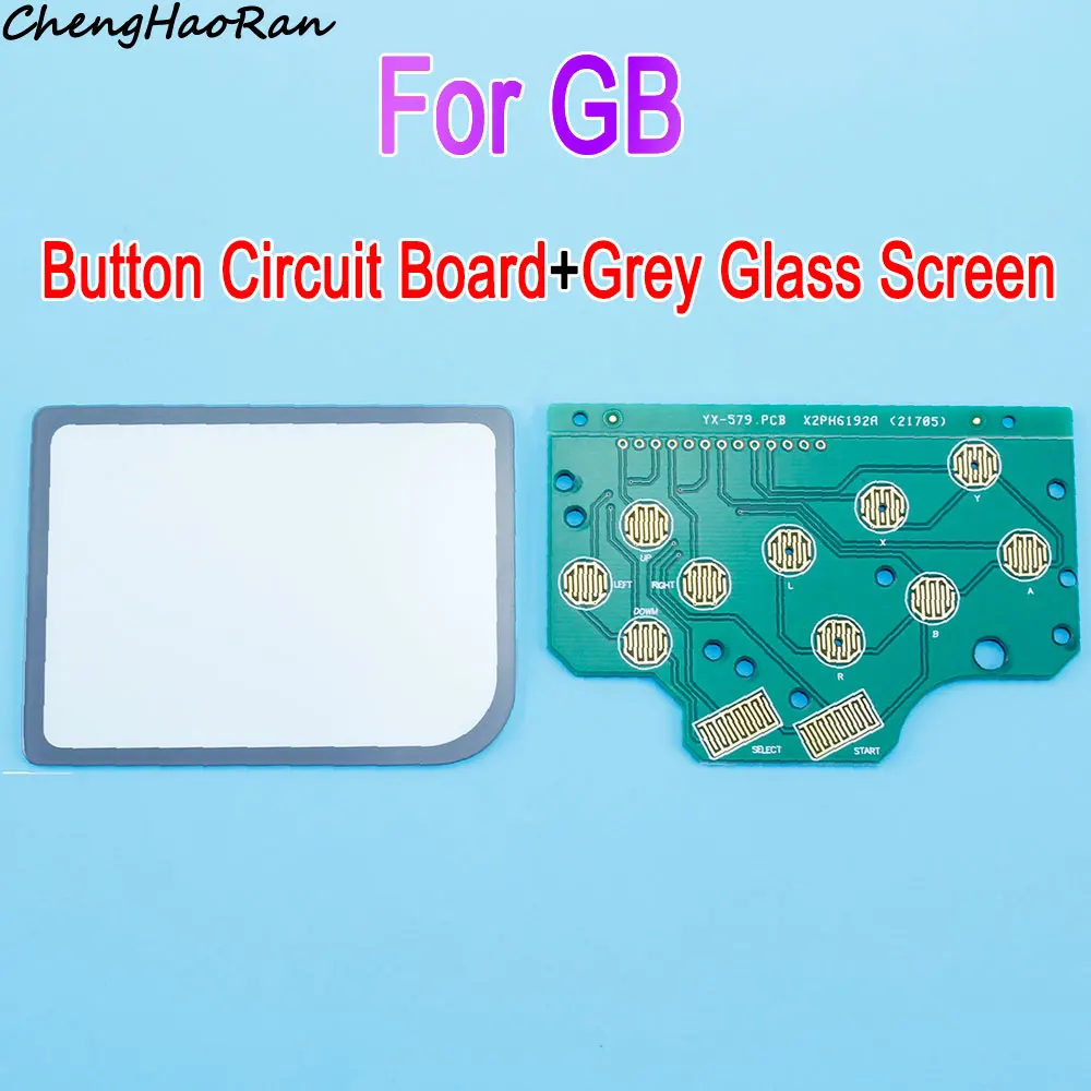 

1 Set Glass Screen Mirror and Button PCB Board For GB Raspberry Pi Zero for Game Boy GB Zero DMG-001 Repair Replace Parts