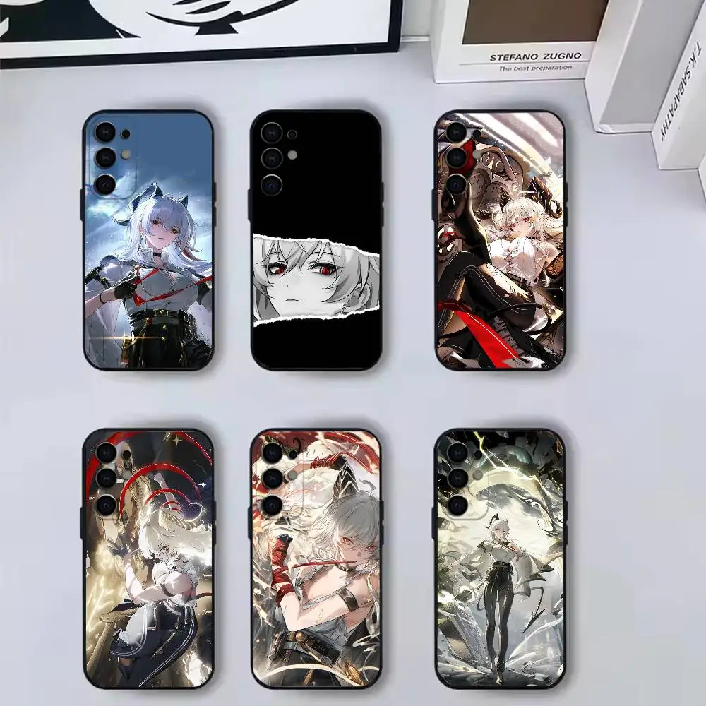 Wuthering Waves Zani  Phone Case Black Silicone Soft For Samsung S25,S24,S21,S22,S23,S30,Ultra,S20,Plus,Fe,Lite