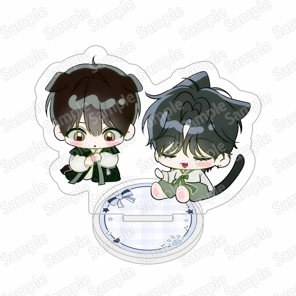 Eighteens Bed BL Manhwa New 10cm Acrylic Standee Keychain, Main Characters Desk Decor Pendant, Anime Collectible Gift