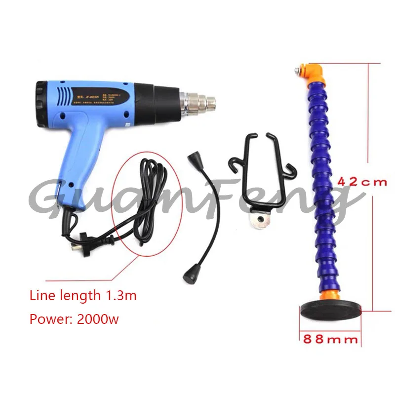 hand-Held Car dent hot air bracket hanger free suction cup magnet base auto repair film tool