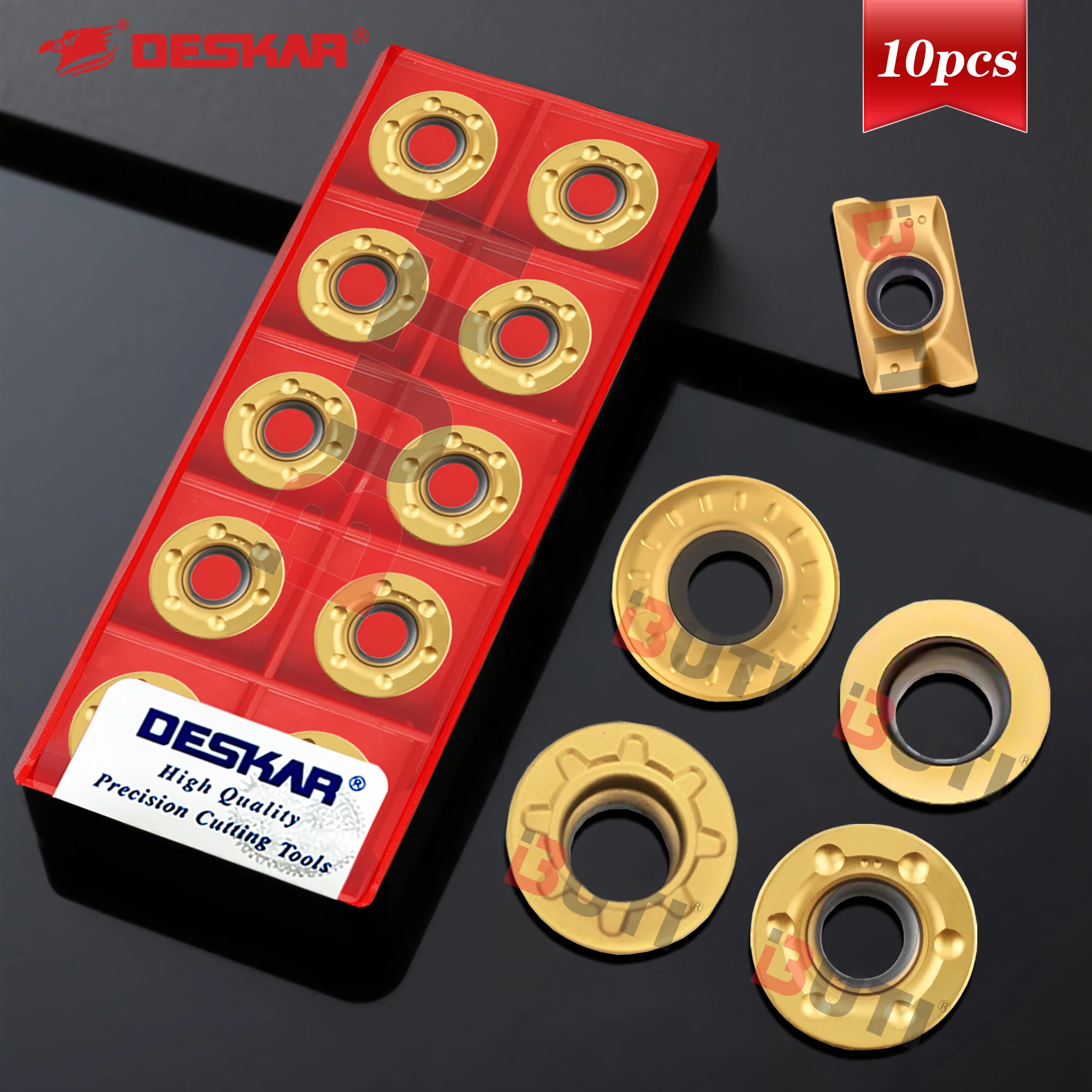 

APMT1135PDER-XM APMT1605PEER-XM RPMT1003MO/1204MO-TT RDMW1204MOT-PM LF6028 DESKAR Processing Steel Milling Cutter Tool Inserts