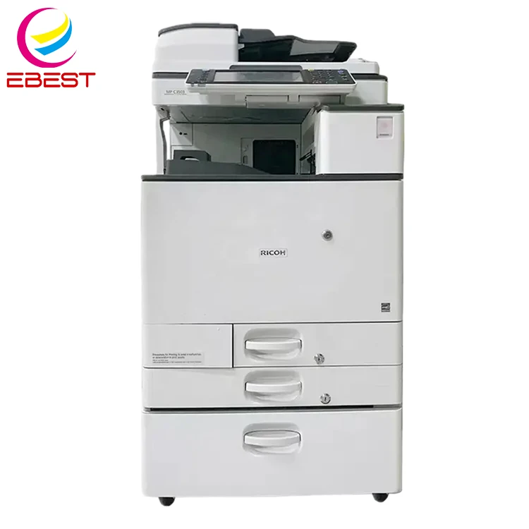 EBEST A3 A4 Ricoh MPC2503 Photocopie Machine 2503 Speed Printing Machine MP C2503 Used Copier Printer