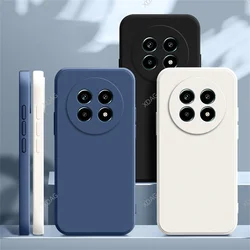Original Phone Case for Oppo Realme 13 Pro 13Pro Plus Pro+ 13Plus 13+ 5G Square Liquid Silicone Soft Fashion Classic Cover Funda