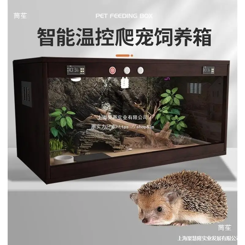 Tortoise feeding box Climbing pet mane lizard thermostatic breeding box Palace-keeping hermit crab feeding Climbing Insu