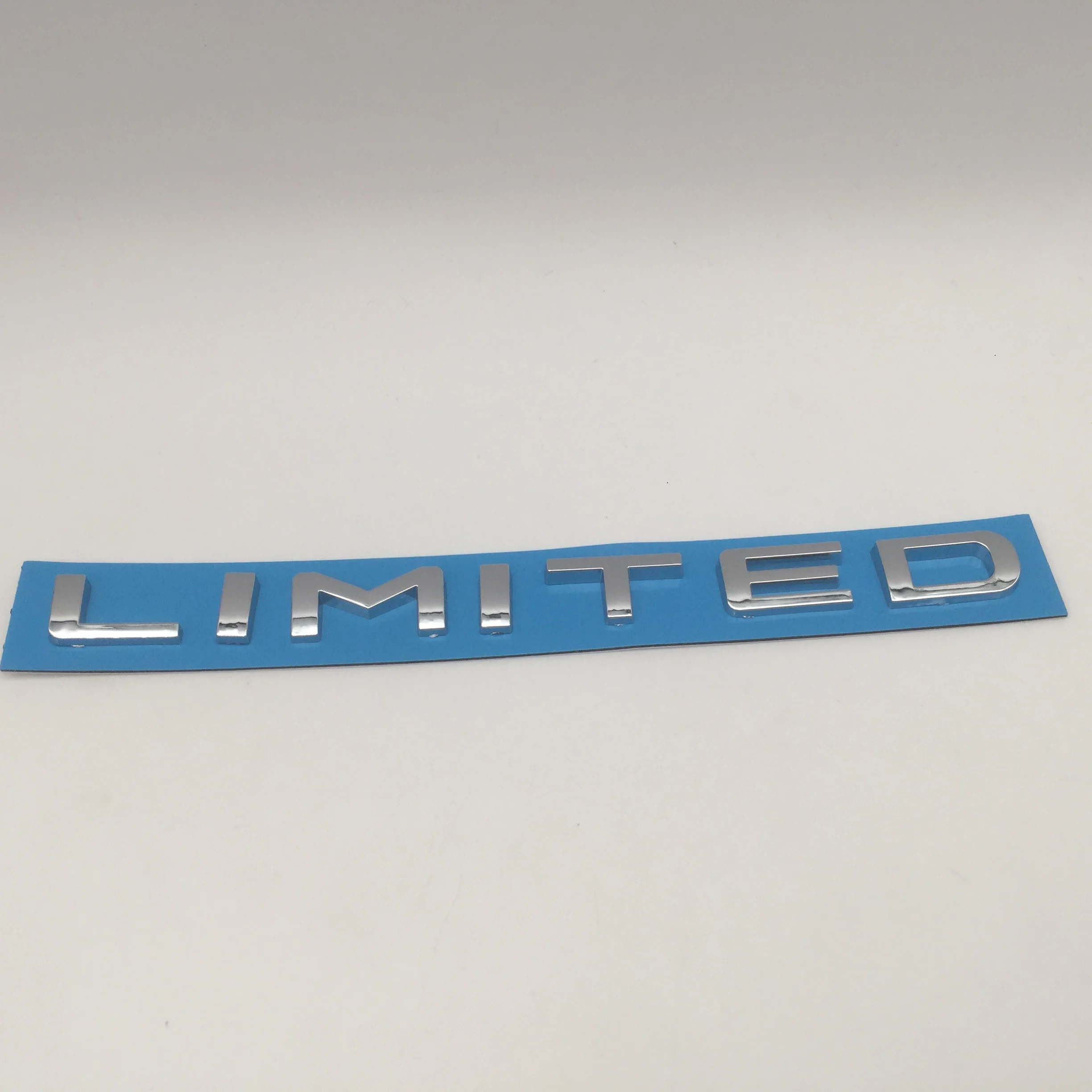 3D Polished Blue Letters ‘3500’ Decal Emblem Trim – Stick-On Metal Badge For Rear