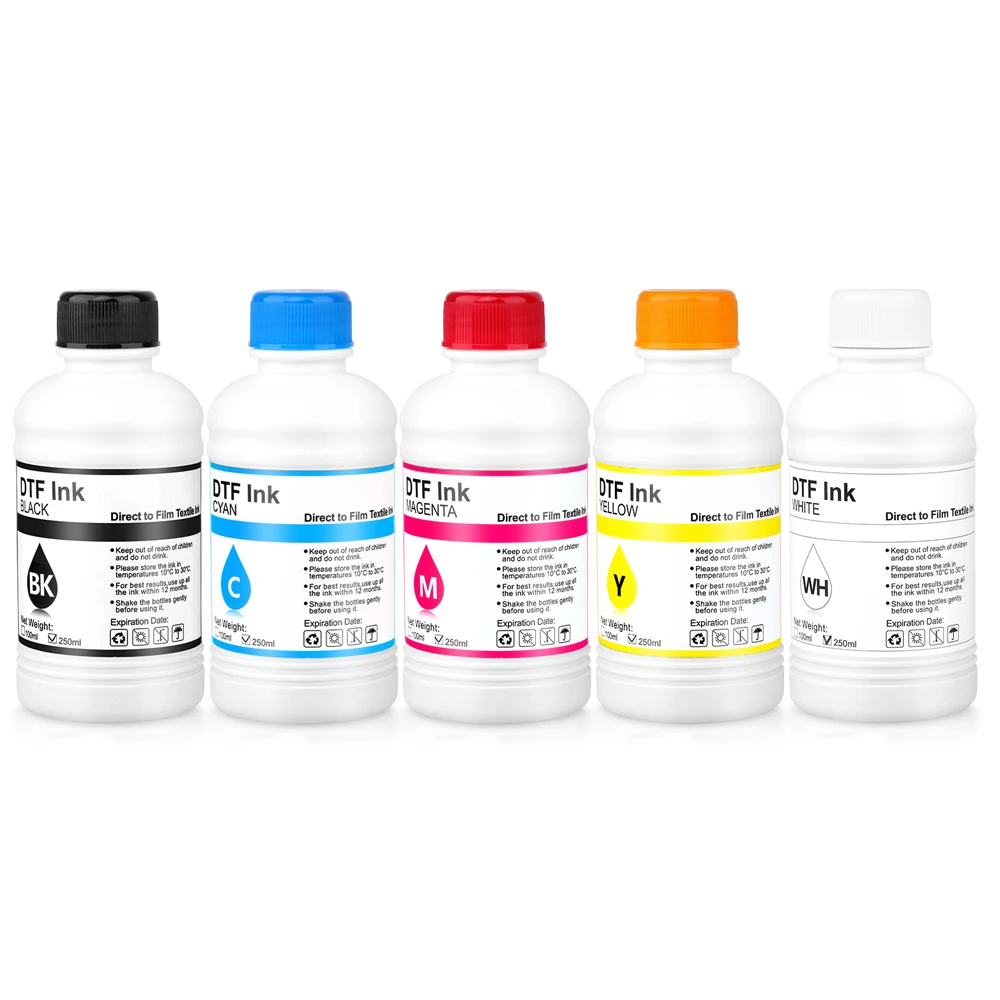 250ML DTF Ink Kit For T-shirt Transfer Printing For Epson L800 L1800 XP-15000 XP600 TX800 P600 P608 P800 DX5 DX7 i3200 4720 view 3