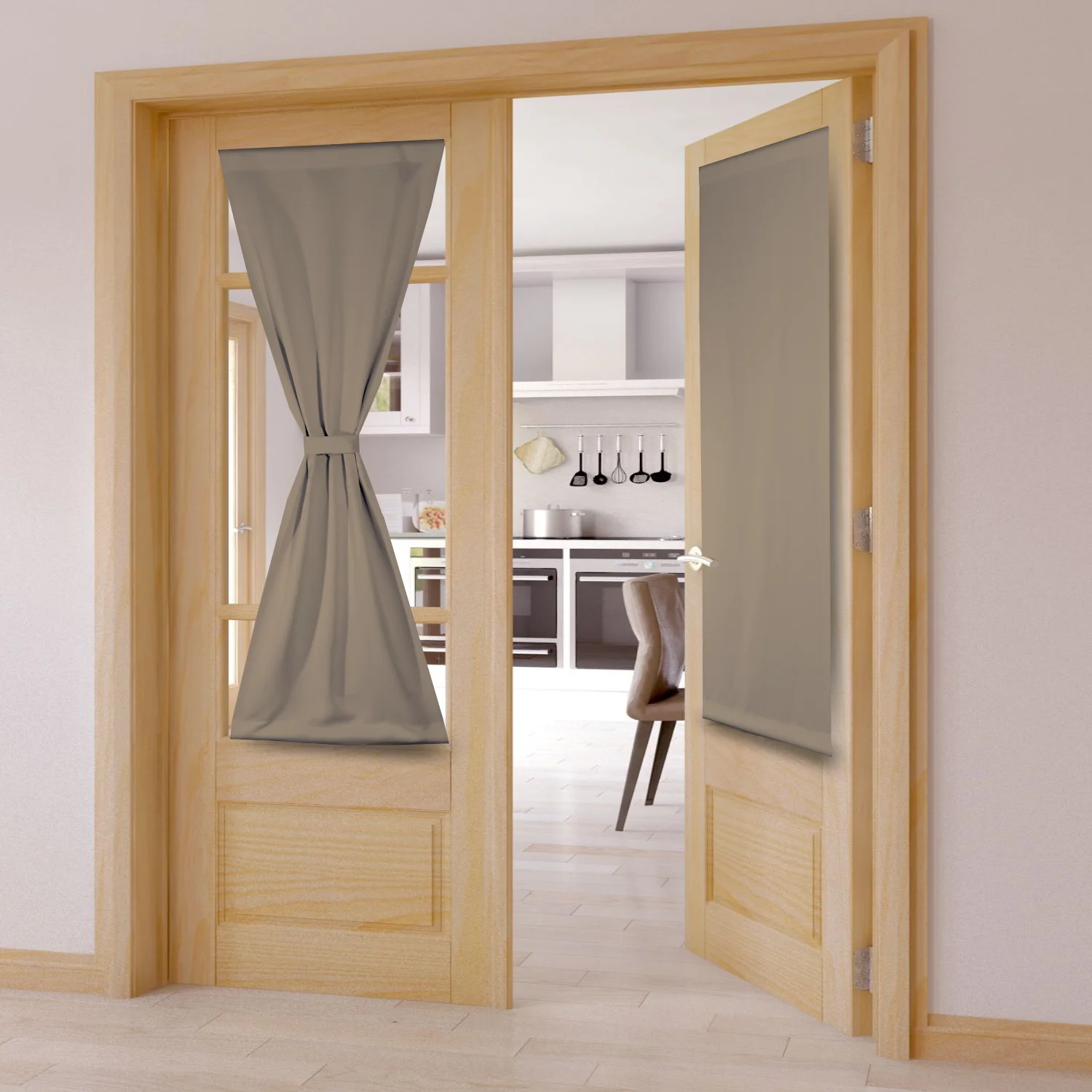 1PC, Thermal Insulated Door Curtain, For Front Door, Window, Bedroom, Living Room, Home Decoration