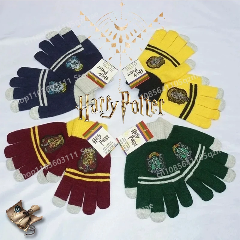 Harris Warm Gloves Movie Figure Potter Wizard Boy Hogwarts School of Witchcraft Wizardry Gloves Student Holiday Children’s Gifts