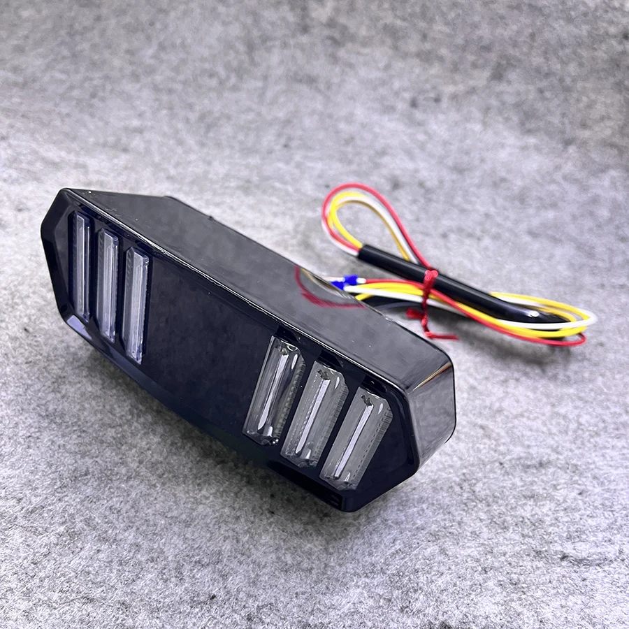 Motorcycle Rear Brake LED Tail Light Turn Signals Running Brake Stop Indicators Lamp for Honda MSX125 CBR650F CTX700N CTX700
