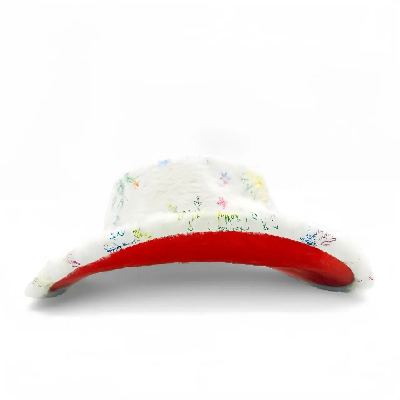 หมวกคาวบอยปักเลื่อมสีขาว HongLuan พร้อมหมวกคาวบอยขนปุยประดับคริสตัลสำหรับผู้หญิง อุปกรณ์เสริมคอสเพลย์คาวบอยหญิง และหมวกคาวเกิร์ล