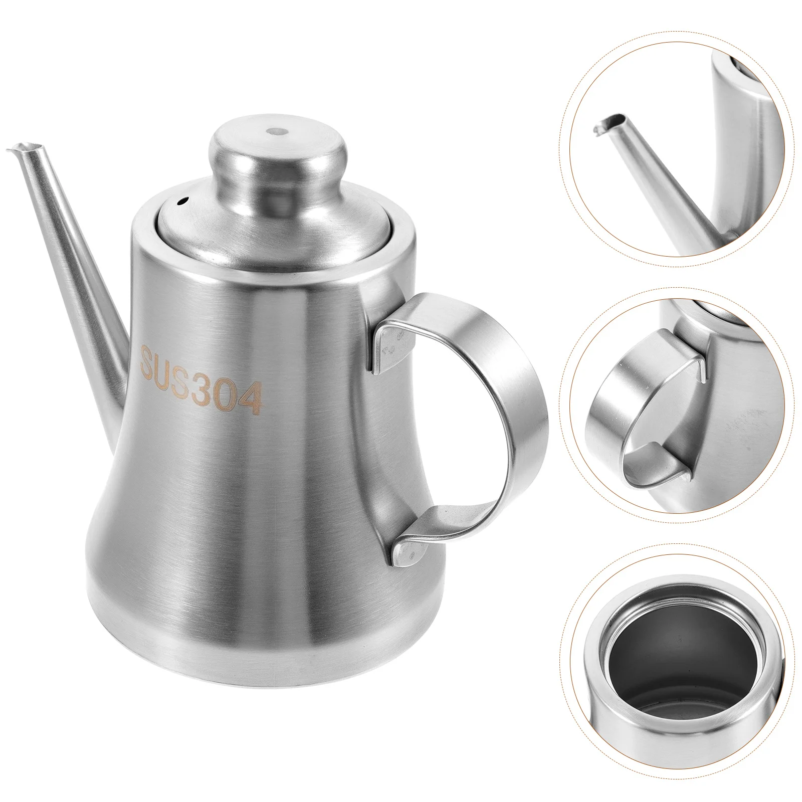 

Oil Dispensing Bottles Stainless Steel Pot Water Pitcher Filter Kitchen Container Can Storage for