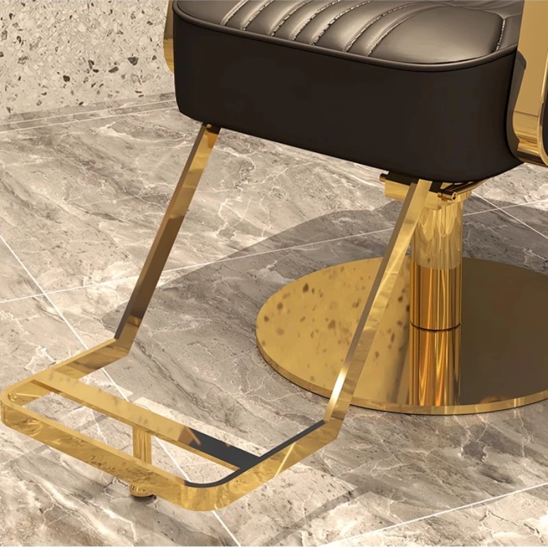 كرسي حلاقة حديث لقص الشعر، تصميم فاخر خفيف، كرسي حلاق عصري، أثاث صالون ناعم احترافي، كرسي XYBC