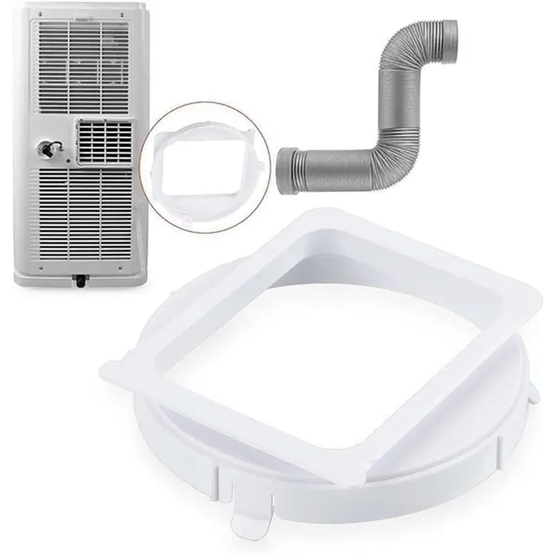ABKW-For 5.9 Inch Exhaust Duct Connector Hose Tube Interface For Portable Air Conditioner A/C Pipe