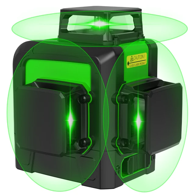 Laser Level 12 Lines 3d Self-leveling Lithium Battery Leveling Tool with Horizontal Tilt Lines