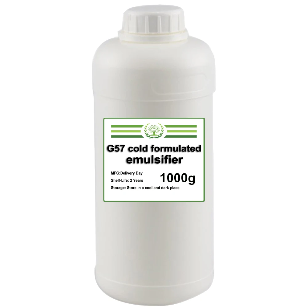 G57 Cold diformulasikan Emulsifier, G57 Emulsifier Perancis penebal, bahan baku perawatan kulit untuk kosmetik, Diy