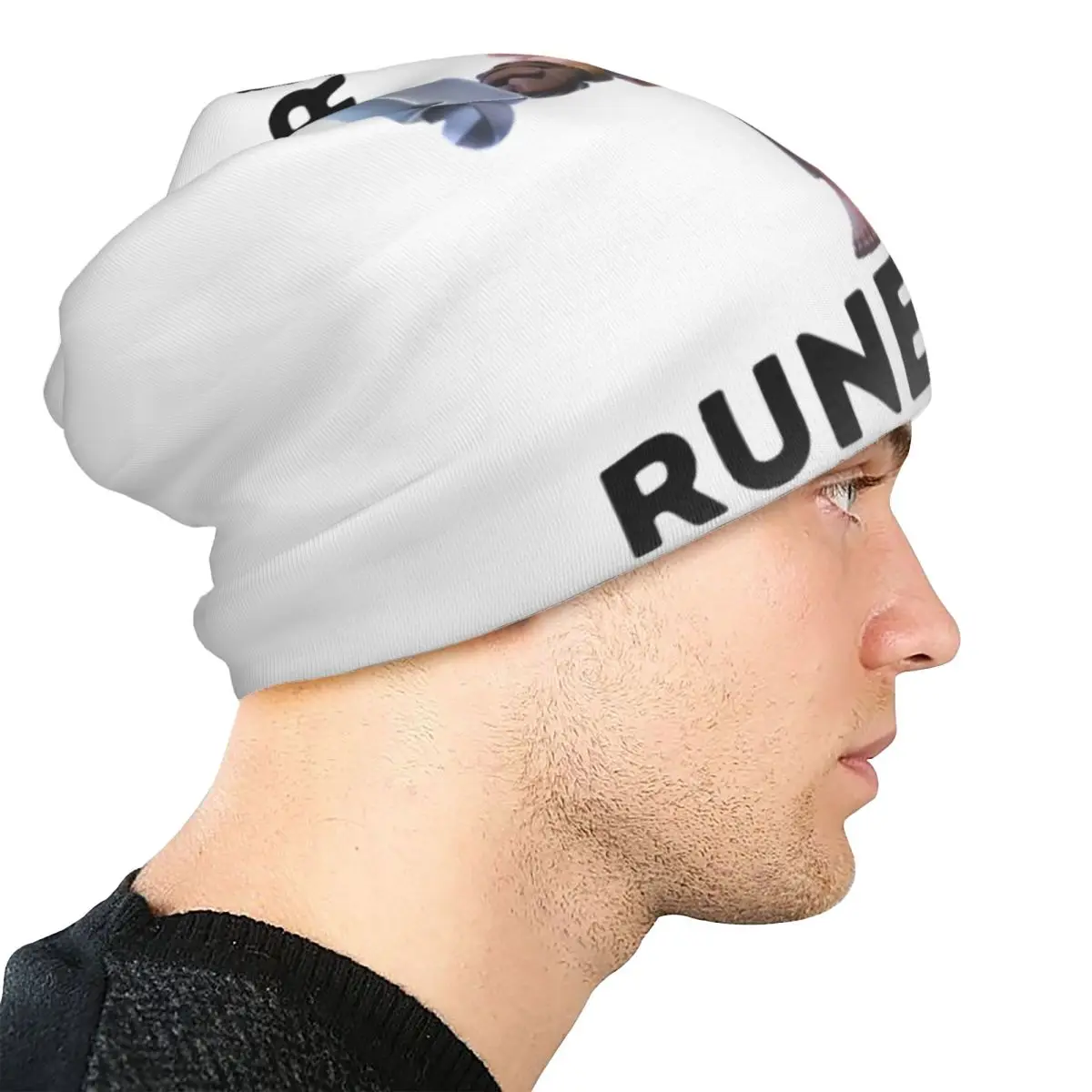 أنا الكراك رون العملاق قبعة الصدام Royaleds لعبة موضة الخريف الشتاء Skullies قبعة صغيرة الربيع الدافئة متعددة الوظائف بونيه قبعة #4