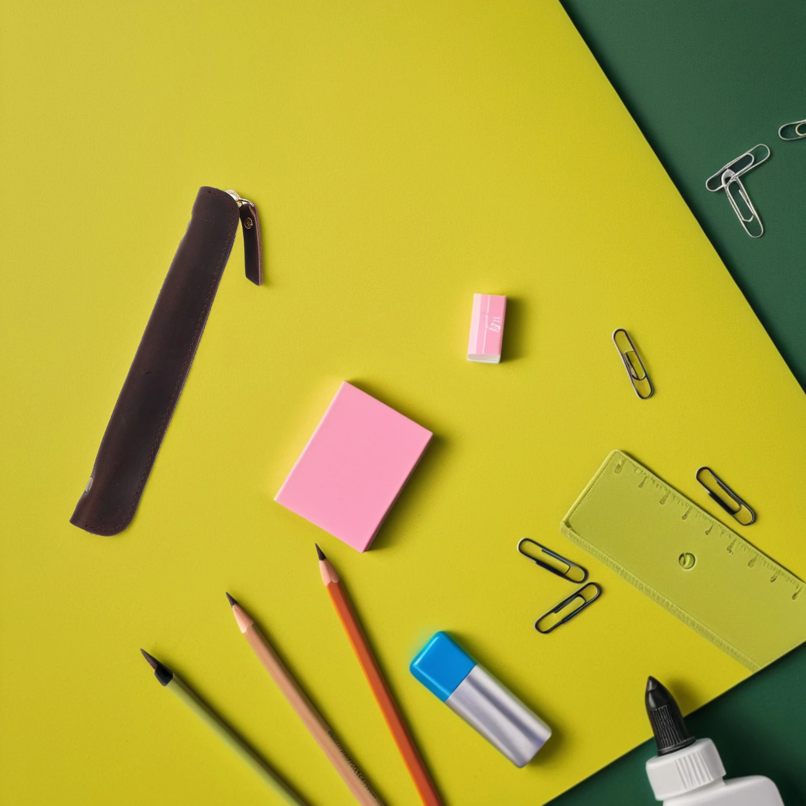 

Pen Case Coffee Retro Zipper Pouch For Fountain Ballpoint Pens Pen Holder Pencil Bag Organizer Desk