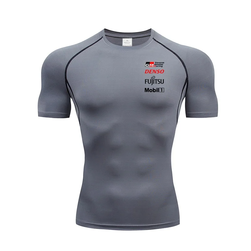 2025 TOYOTA GAZOO Racing WEC Team Official Uniform T-Shirt Men's Oversized Aviator Short Sleeve Extreme Sports Racing Uniform