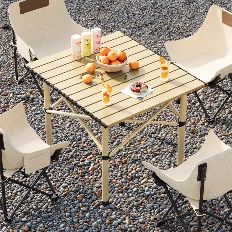 

Outdoor Folding Camping Table Backpacking Portable Camping Table Ultralight Adjustable Tavolo Pieghevole Camping Accessories