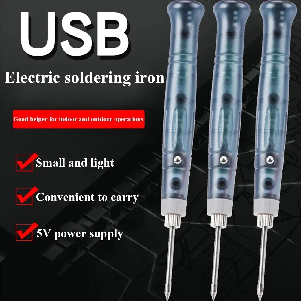 Soldering Iron Professional Electric Heating Tools Rework With Indicator Light Handle Welding Gun BGA Repair