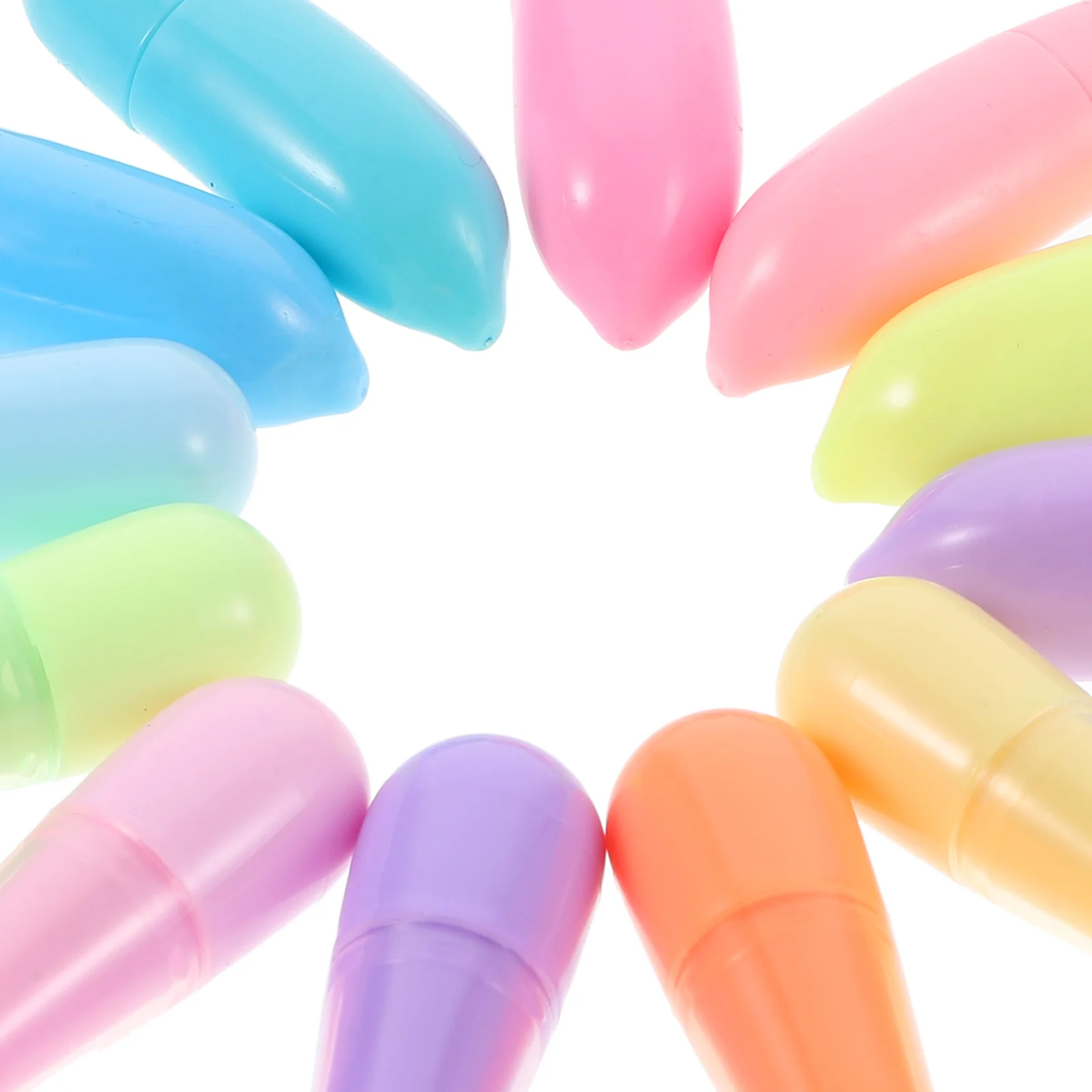 

12pcs Fluorescent Highlighter Pens Bright Color Cute Kawaii Marker Pens For Office School Stationery Writing Study Notes