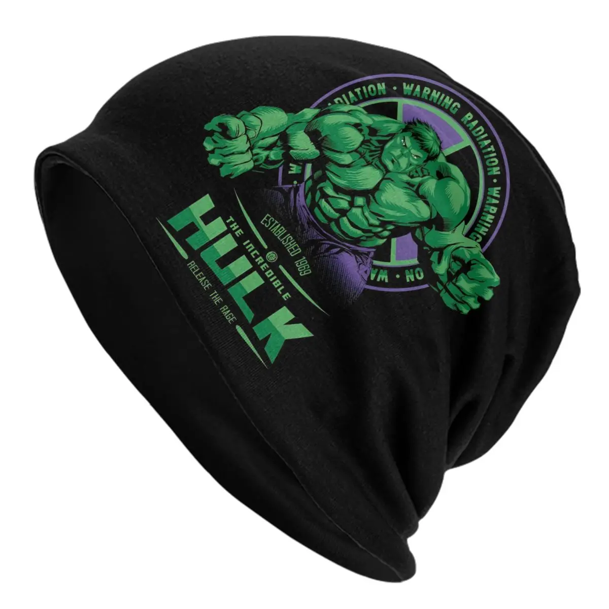 مخصص هالك بطل السوبر Skullies Beanies قبعات الرجال النساء للجنسين الاتجاه شتاء دافئ الحياكة قبعة الكبار الكرتون أنيمي بونيه القبعات