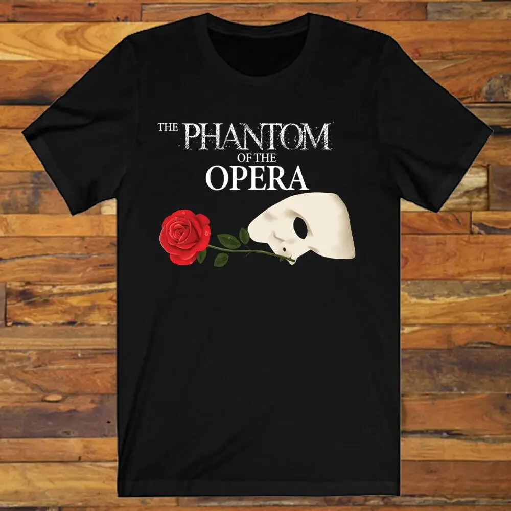 Phantom of The Opera Broadway Musical Show Men's Black T Shirt S 5XL