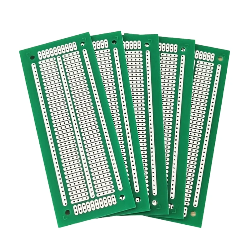 5 SZT. Uniwersalna Płytka Drukowana z Otworami 47*116MM 2 Płytki z 4 Otworami Grubość 1.6 Rozstaw 2.54 Płytka Obwodu