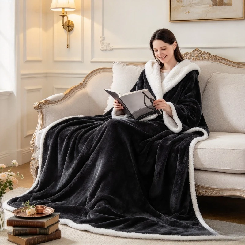 Electric Throw Blanket Heated Wearable Poncho Office Wrap Single Warming Shawl Portable Winter Couch Home Travel Sets Prime Kits