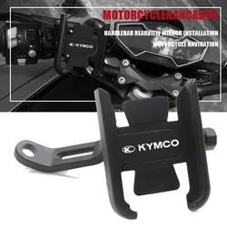 For KYMCO DOWNTOWN NIKITA GDINK KXCT PeoPle S Racing S G150 Motorcycle handlebar Mirror Mobile Phone Holder GPS stand bracket