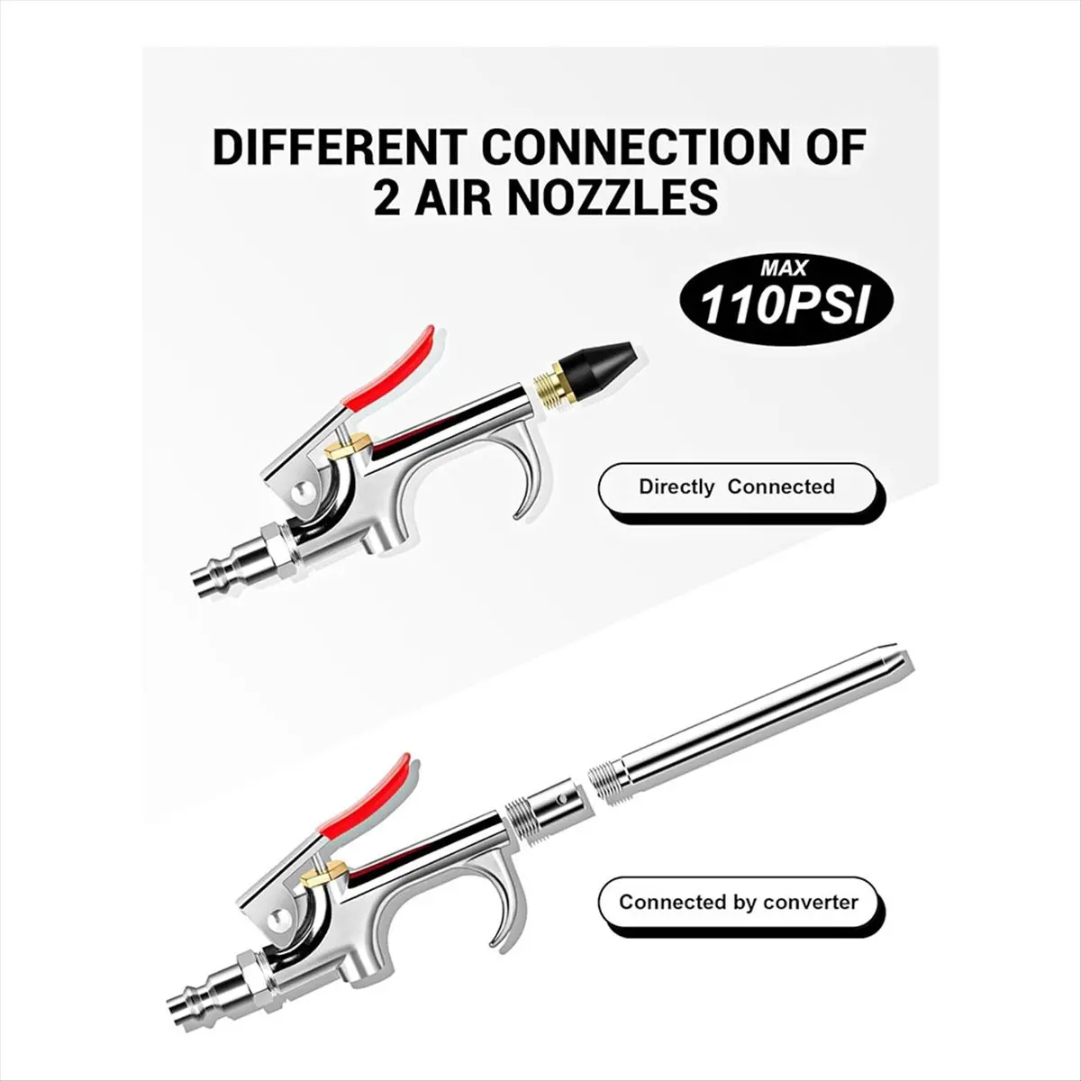

A20I 20 Piece Air Tool Kit, Air Compressor Kit,Air Tools with 1/4 Inch NPT Quick Connect Couplers, Air Compressor Accessories